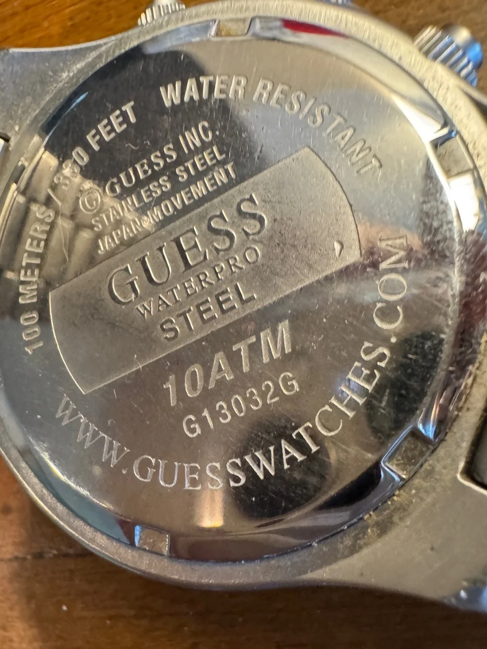 GUESS Waterpro Steel Chronograph men's watch